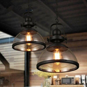 Gree - Industrial Glass Pendant Light | Bright & Plus.