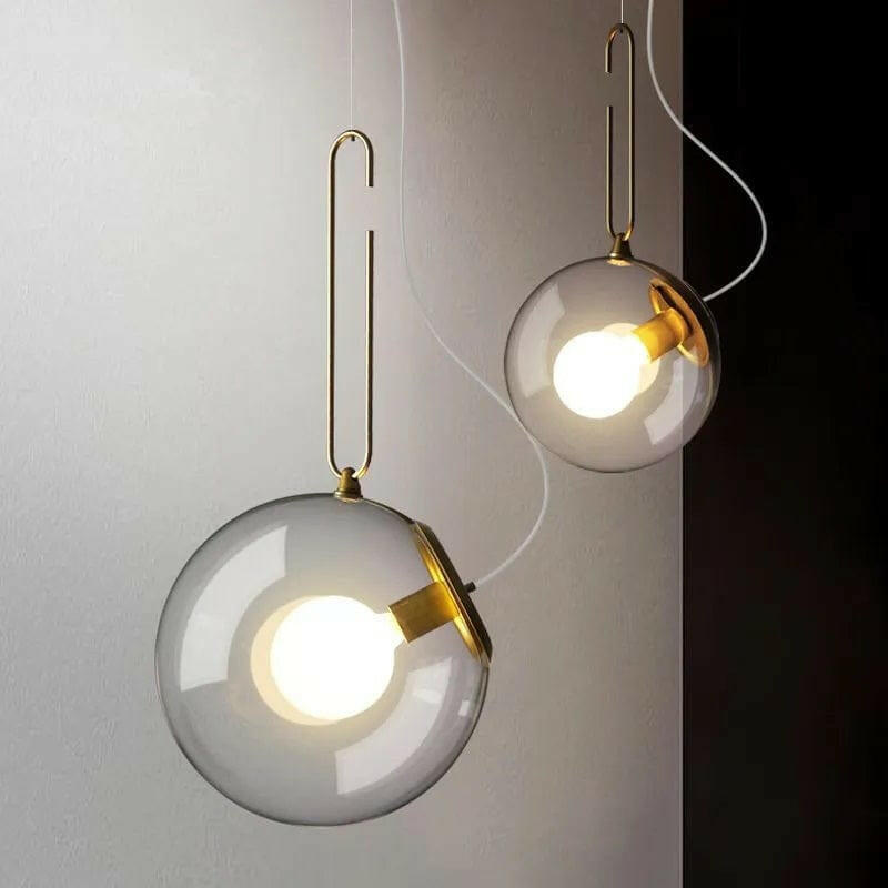 Mörren - Industrial Glass Ball Pendant Lamp