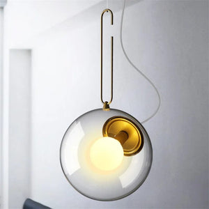 Mörren - Industrial Glass Ball Pendant Lamp