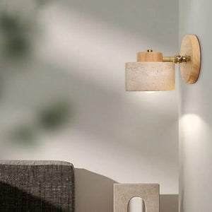 Akari - Japandi Wabi Sabi Stone Wall Lamp