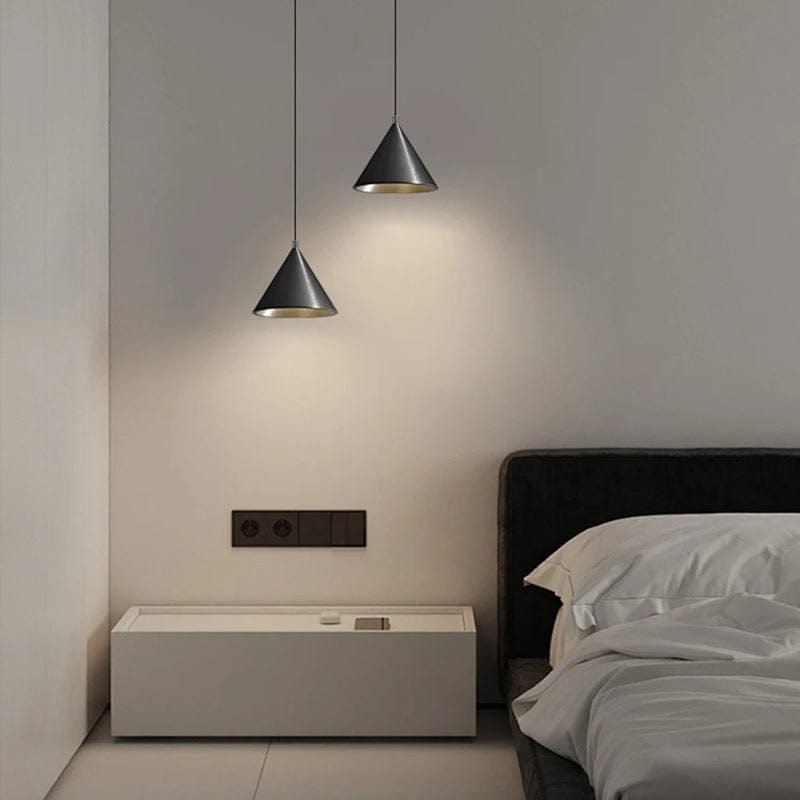 Alma - Nordic Style Conical Aluminum Geometric Pendant Lamp