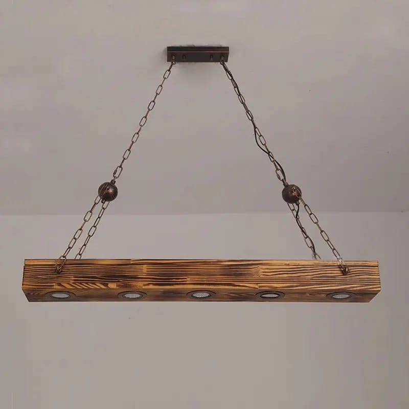 American Retro Loft Wooden Pendant Lamp