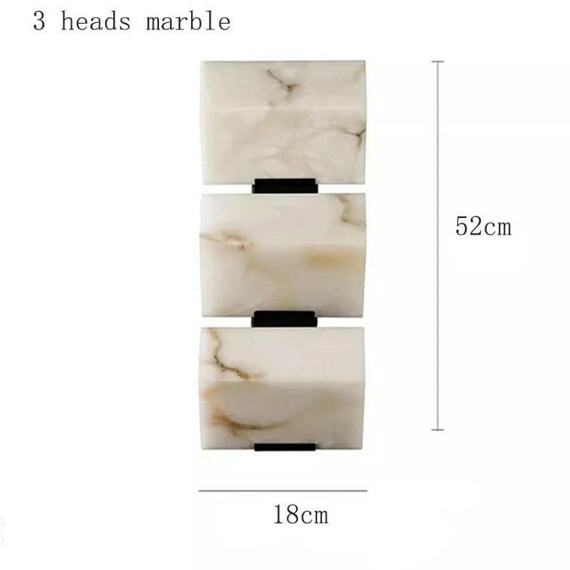 Ancel - Modern LED Marble Wall Sconce