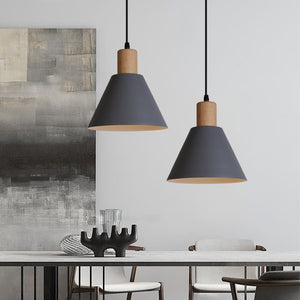 Anders - Nordic Wood Hanging Ceiling Light