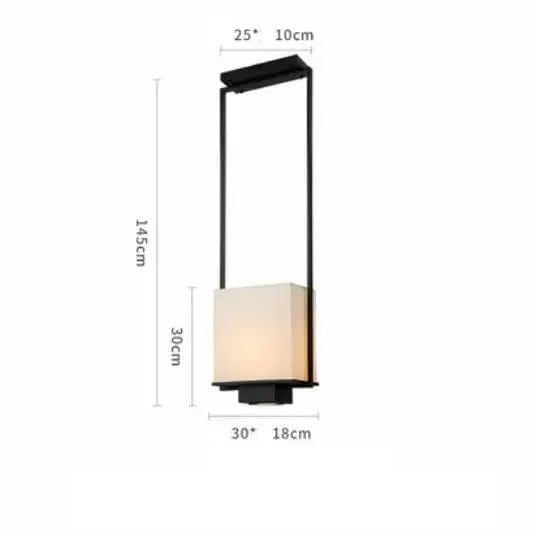 Annika - Modern Minimalist Iron Rectangle Pendant Light