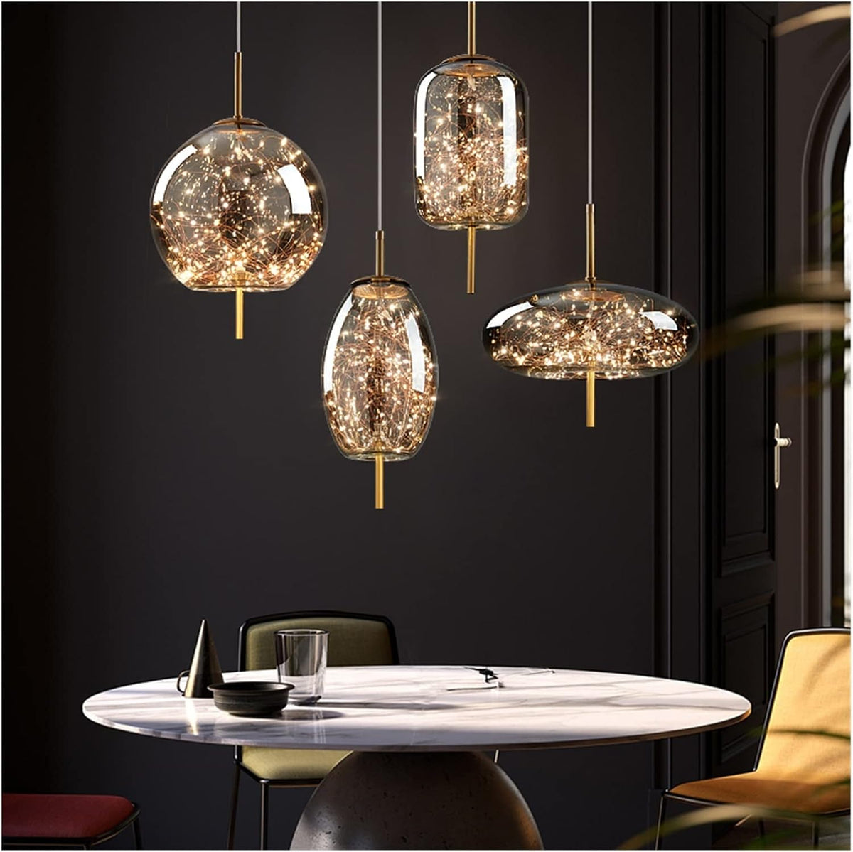 Arvía - Nordic Luxury LED Pendant Lamp – Modern Design in Crystal