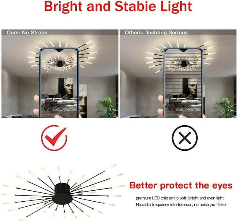 Arvid - Modern Flower Shaped Ceiling Lamp (28/42 heads)