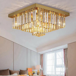 Astra - Modern Square Crystal Chandelier