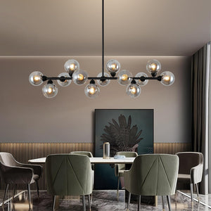 Astral - Linear Chandelier Dining Room 59 Inch Sputnik Island Pendant Light