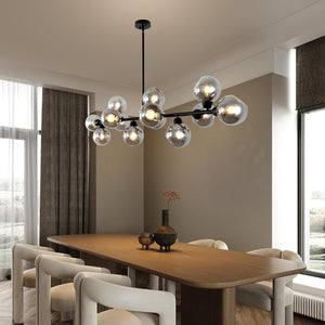 Astral - Linear Chandelier Dining Room 59 Inch Sputnik Island Pendant Light