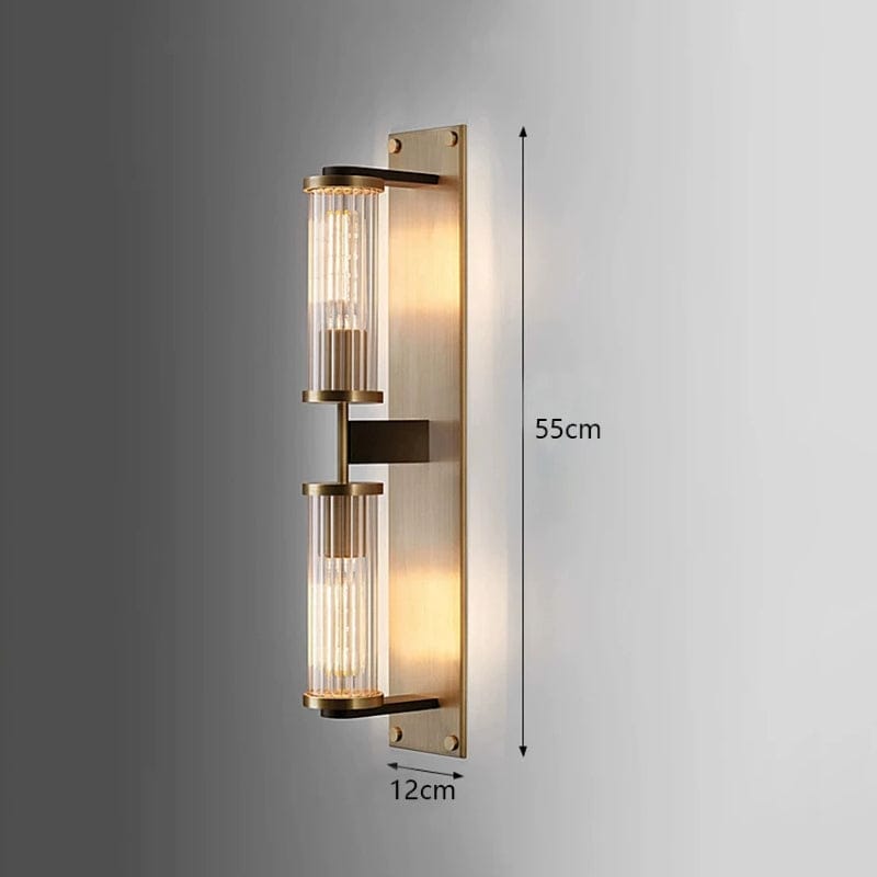 Auric Wave- Modern Gold  Wall Lamp