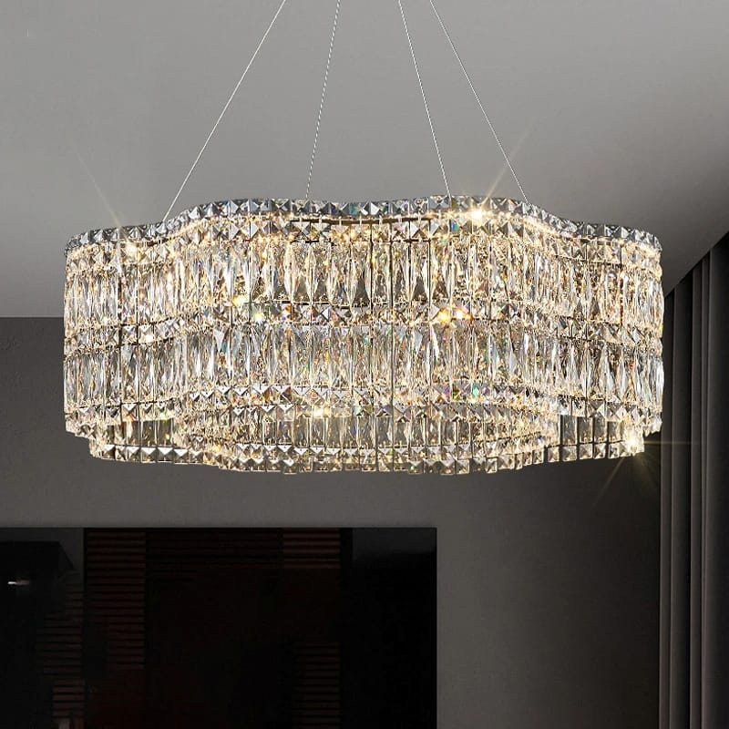 Aurora Crystal LED Chandelier