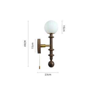 Bader - Vintage Solid Wood Medieval Pendant Lamp