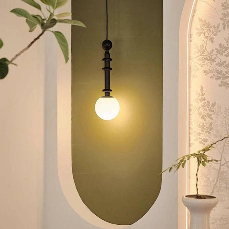 Bader - Vintage Solid Wood Medieval Pendant Lamp