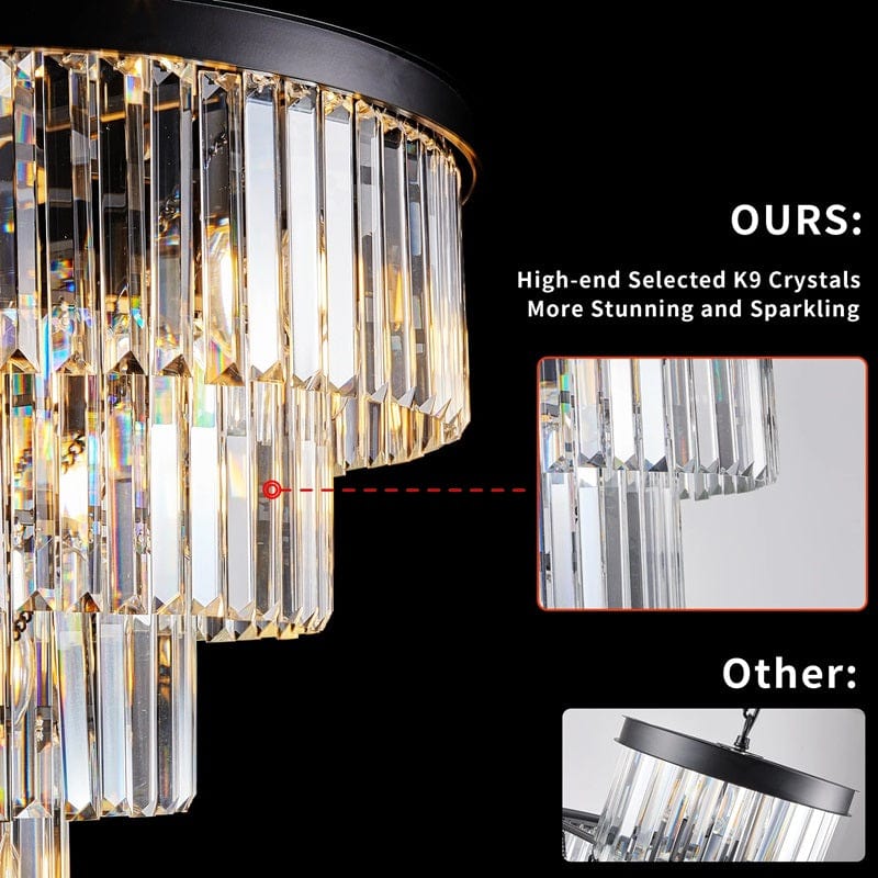 Bayfeve - Luxury Crystal Pendant Light