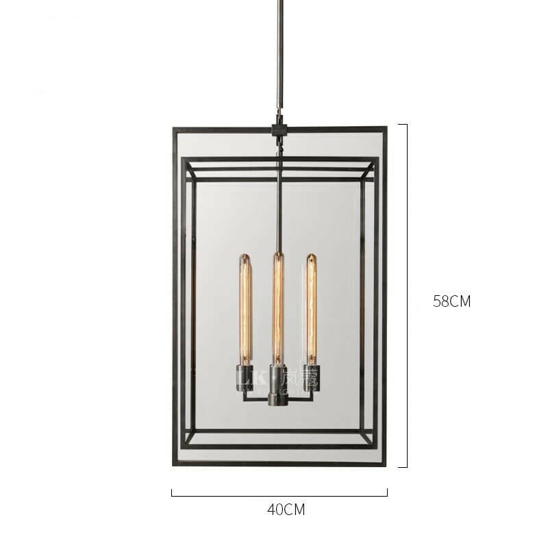 Bent - 4-light Modern Linear Chandelier