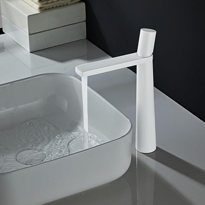 Brass Bathroom Sink Faucet, Hot & Cold Mixer | bright&plus.