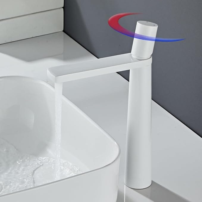 Brass Bathroom Sink Faucet, Hot & Cold Mixer | bright&plus.