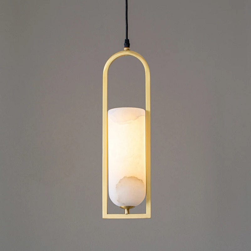 Brecht - Natural Copper Marble Pendant Lamp