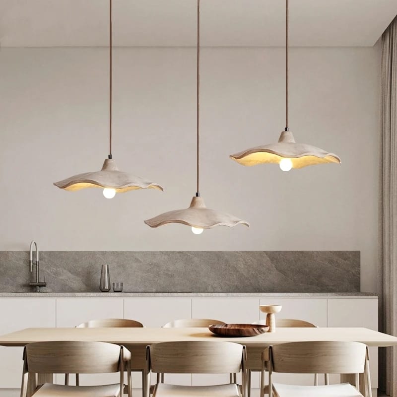 Cement Wave Pendant Light