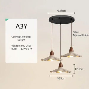 Cement Wave Pendant Light
