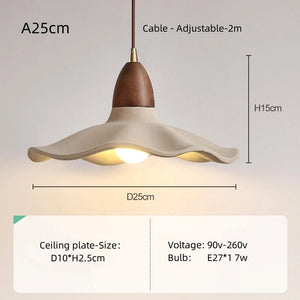 Cement Wave Pendant Light