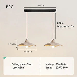 Cement Wave Pendant Light