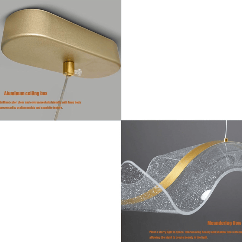 Contemporary Creative Water Ripple Pendant Light