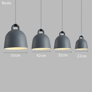 Dahl - Industrial Style Resin Pendant Lamp