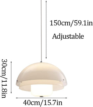 Droon - Nordic Style Glass Metal Pendant Lamp