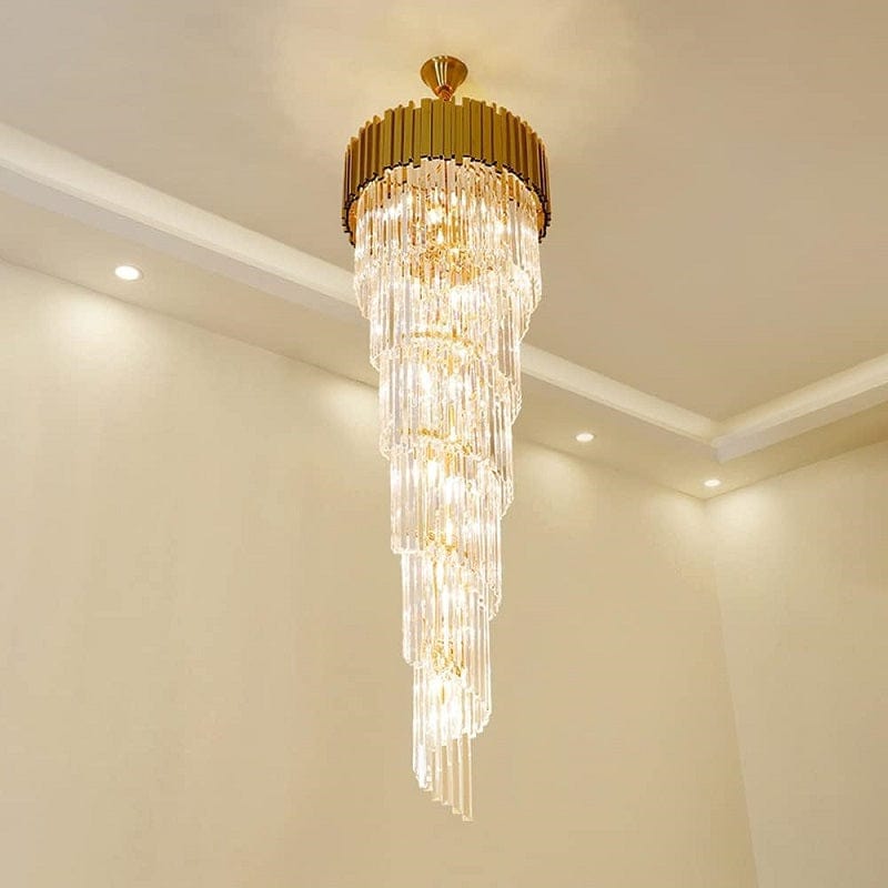 Eline - Long Crystal Chandelier