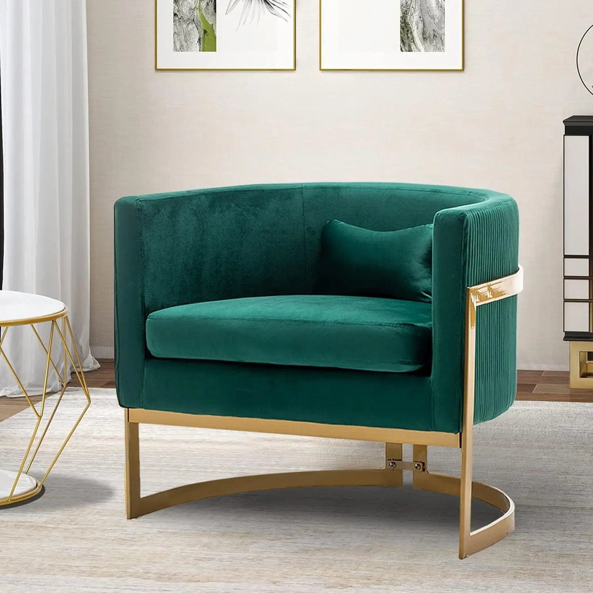 Elio - Modern Velvet Chair for Living Room