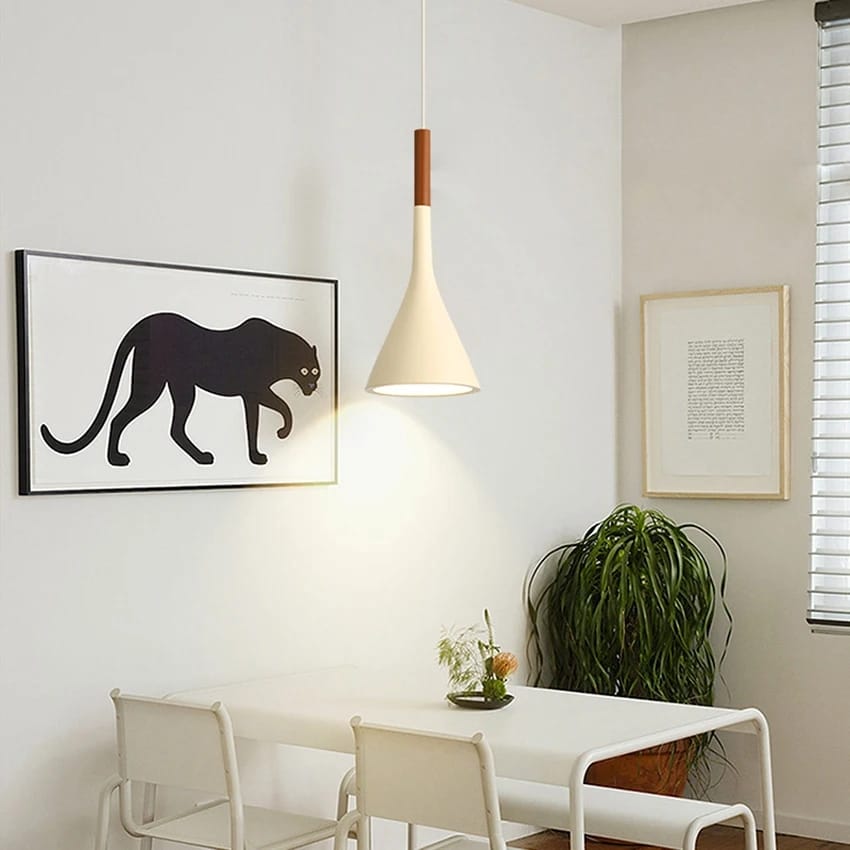 Fjord - Nordic Wood Grain Pendant Light Modern