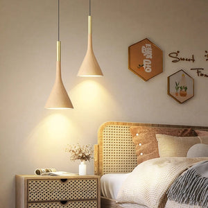 Fjord - Nordic Wood Grain Pendant Light Modern