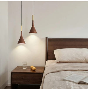 Fjord - Nordic Wood Grain Pendant Light Modern