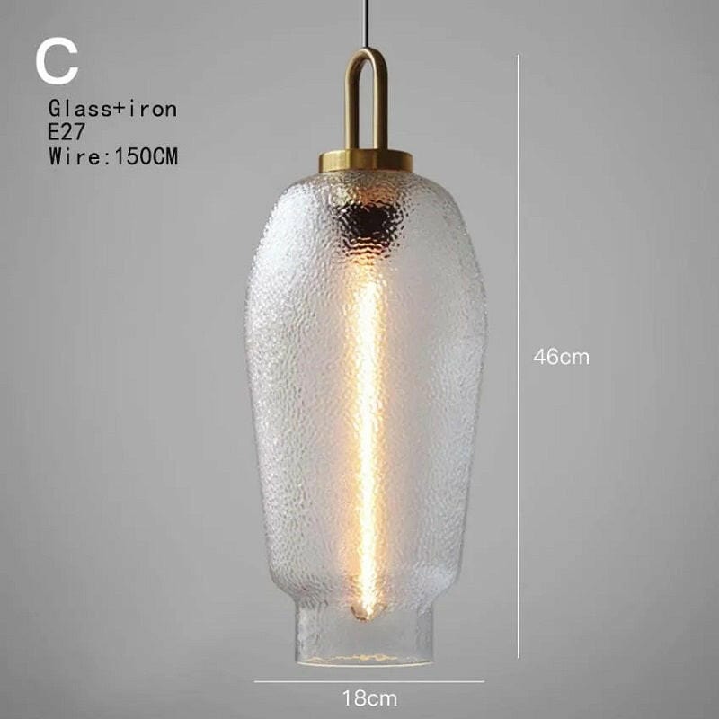 Gaffer - Frosted Glass Modern Minimalist Pendant Lamp