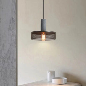 Gerd - Industrial Style Nordic Iron Net Cement Pendant Lamp