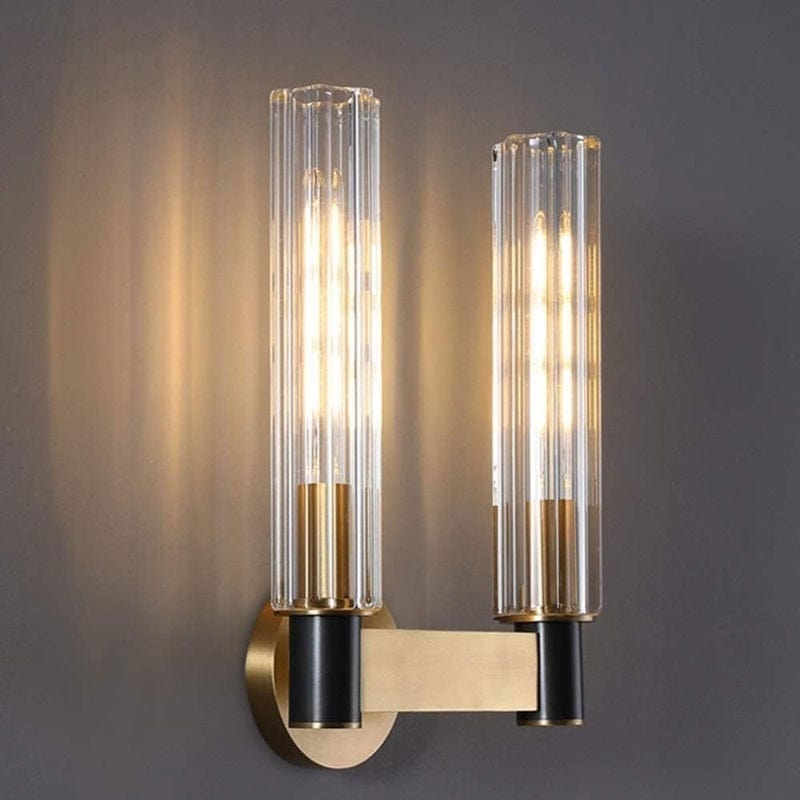 Gisli - Cylindrical Glass Wall Light