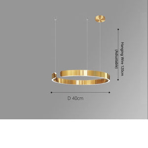 Gtoz - Chandelier Ring LED Modern Minimalist