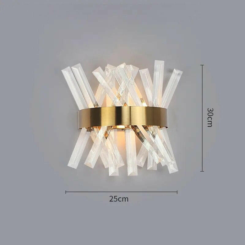 Halfdan - Luxury Crystal Wall Lamp