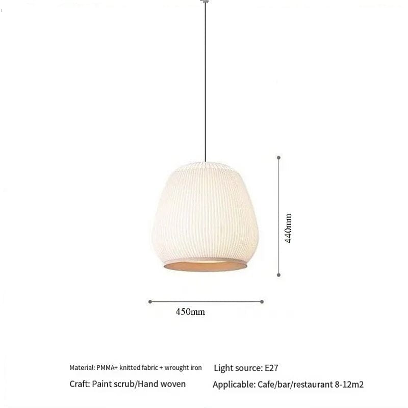 Hedda - Lantern Knit Pendant Lamp