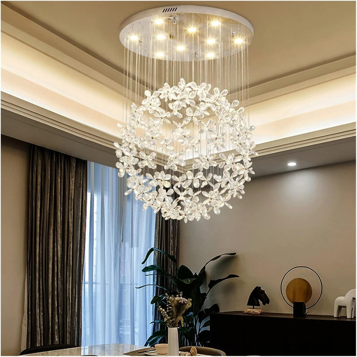 Imperial - Modern Luxury Crystal LED Ceiling Lamp