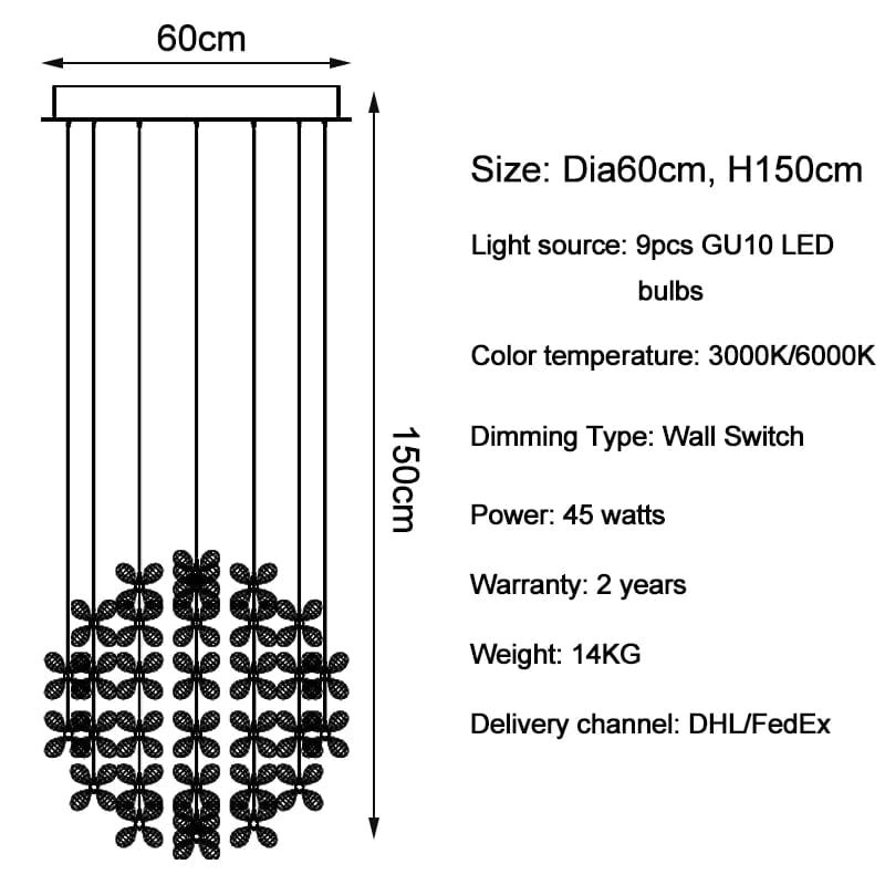 Imperial - Modern Luxury Crystal LED Ceiling Lamp