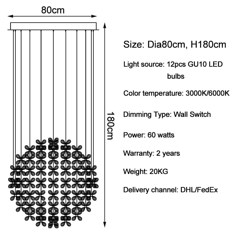 Imperial - Modern Luxury Crystal LED Ceiling Lamp