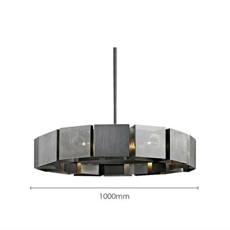 Industrial Style Black Metal Ceiling Chandelier | Bright&plus