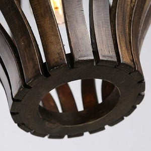 Kaory - Southeast Asian Style Retro Wooden Pendant Lamp