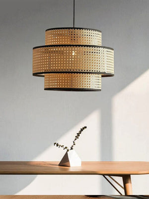 Kimi - Modern Handmade Rattan Pendant Light