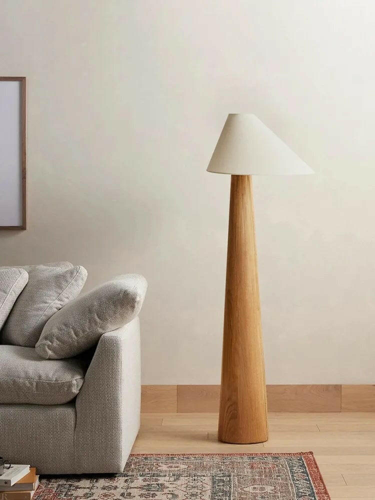 Kolbein Japanese Fabric Floor Table Lamp for Living Room bright plus Floor Lamp Cold Light