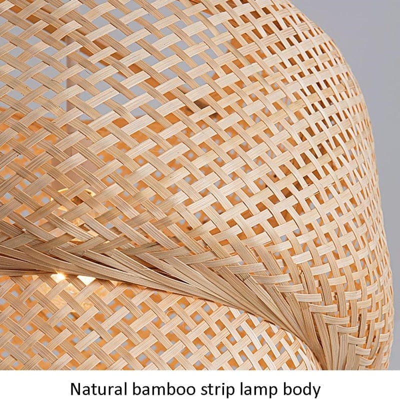 Kui - Modern Japanese Bamboo Pendant Lamp
