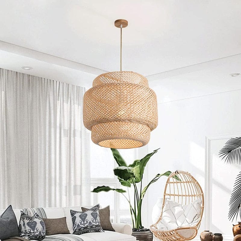 Kui - Modern Japanese Bamboo Pendant Lamp